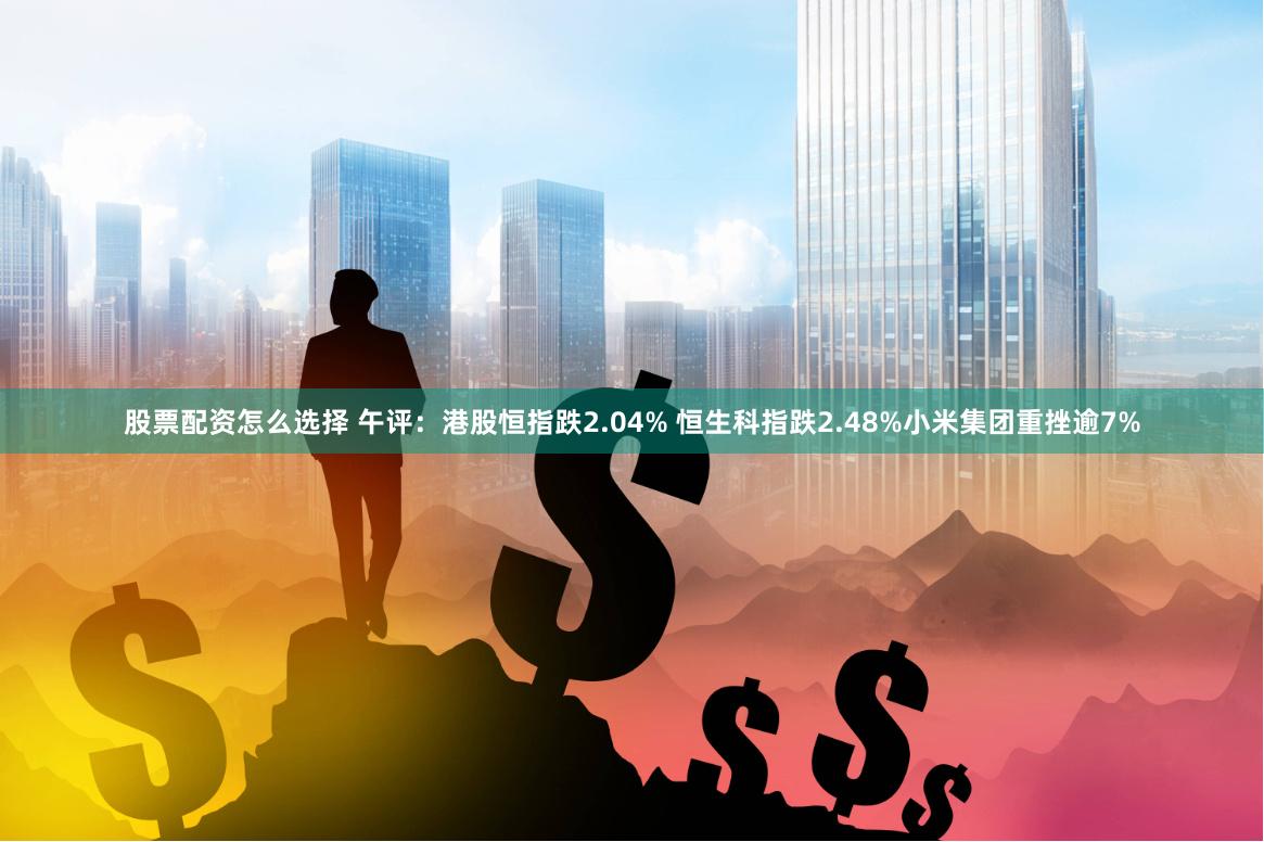 股票配资怎么选择 午评：港股恒指跌2.04% 恒生科指跌2.48%小米集团重挫逾7%