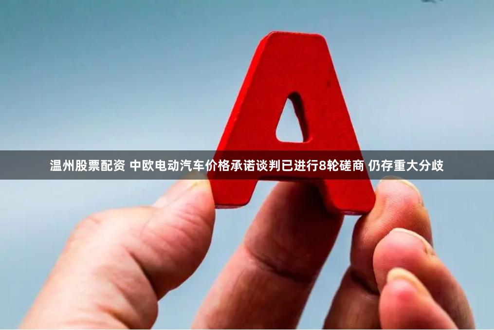 温州股票配资 中欧电动汽车价格承诺谈判已进行8轮磋商 仍存重大分歧