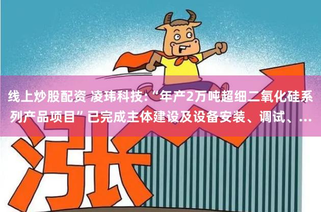 线上炒股配资 凌玮科技:“年产2万吨超细二氧化硅系列产品项目”已完成主体建设及设备安装、调试、...