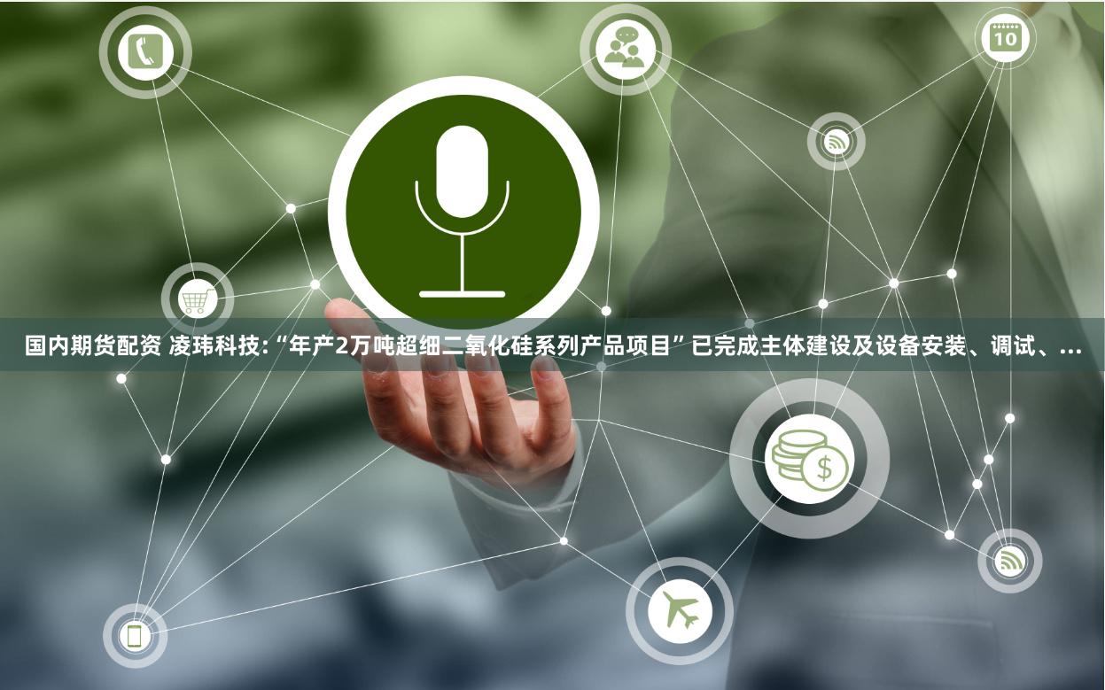 国内期货配资 凌玮科技:“年产2万吨超细二氧化硅系列产品项目”已完成主体建设及设备安装、调试、...